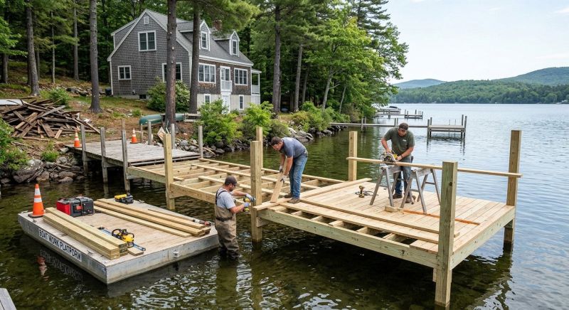 Pond Dock Construction in Kansas City, KS